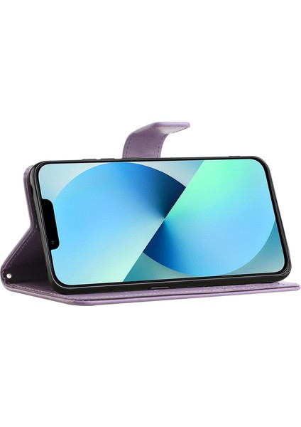 iPhone 15 Telefon Deri Kılıfı, Stand Cüzdan Telefon Kapağı (Yurt Dışından)