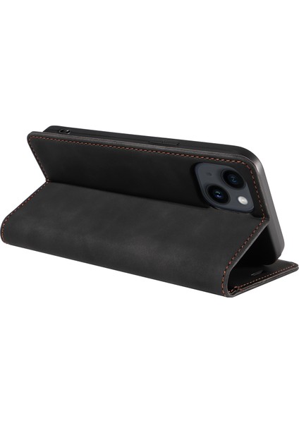 iPhone 15 Telefon Kasası Rfid Engelleme Pu Deri Standı Kapak Cüzdanı (Yurt Dışından) modelleri