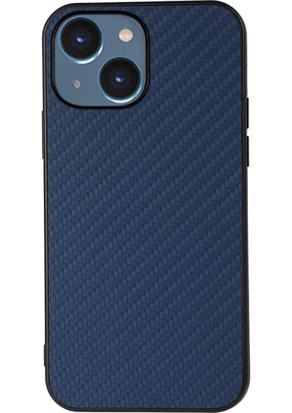 iPhone 15 Plus Pu Deri Kaplamalı Tpu Mobil Kasa Karbon Fiber Doku Telefon Kapağı (Yurt Dışından)