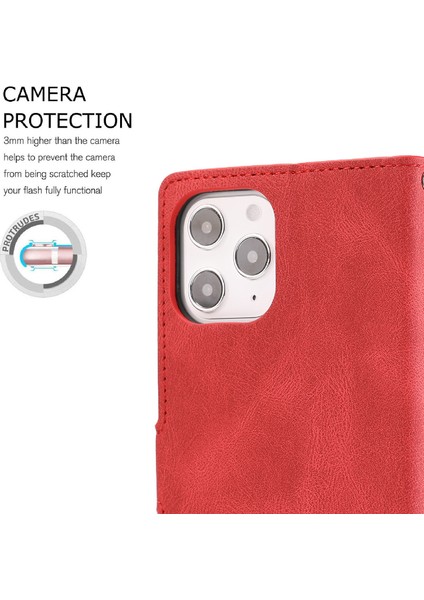 iPhone 15 Pro Max Cep Telefonu Kılıfı Toz Geçirmez Pu Deri Manyetik Stand Cüzdan Telefon Kapağı Kayış (Yurt Dışından) indirimleri