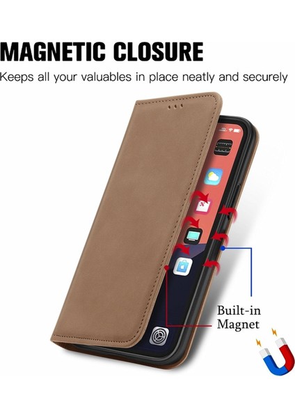 iPhone 15 Pro Max Retro Pu Deri Kart Tutucu Telefon Kılıfı Cilt Touch Flip Stand Kapağı (Yurt Dışından) fırsatları