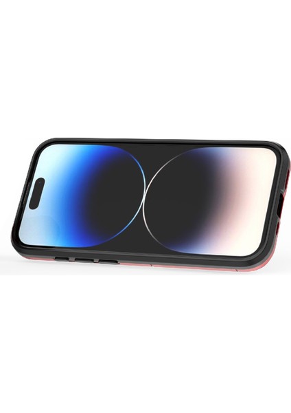 iPhone 15 Pro Max Tpu+Pc Bırak-Kötü Telefon Kılıf Halka Tutucu Kickstand Cover (Yurt Dışından) modelleri