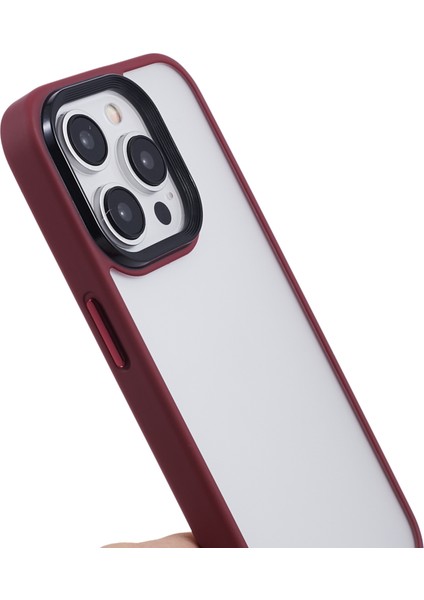 iPhone 15 Pro Max Tpu+Akrilik Kabuk, Düşmeyi Önleyen Telefon Kılıfı Ten Dokunuşlu Arka Kapak (Yurt Dışından)
