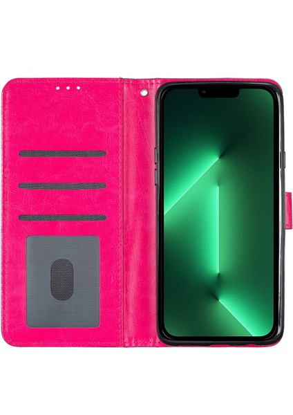 iPhone 15 Plus Işıltılı Pu Deri Cüzdan Kılıfı Stand Anti-Çizelge Telefon Kapağı (Yurt Dışından)