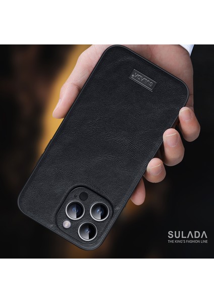 iPhone 15 Pro Max Pu Deri+Tpu+Pc Telefon Kılıfı Şok Geçirmez Arka Kapak (Yurt Dışından) modelleri