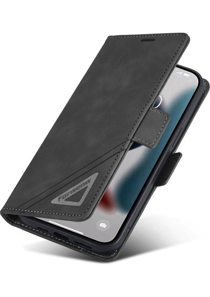 iPhone 15 Pro Max Shockroof Cüzdan Telefon Stand Kasa Telefon Kapağı Flip Deri Kabuğu (Yurt Dışından) fırsatları