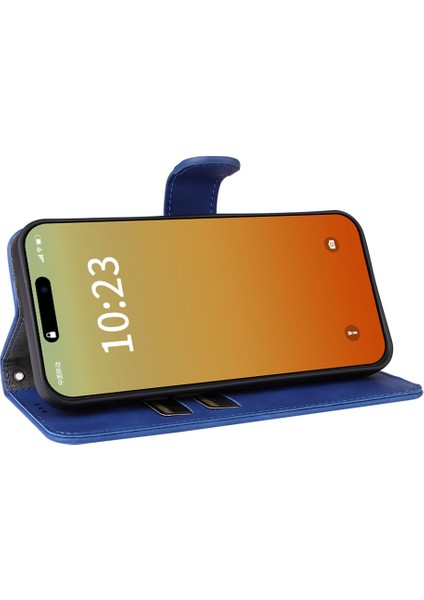 iPhone 15 Pro Cilt Touch Pu Deri Stand Cep Telefon Kılıfı Cüzdan Telefon Kapağı (Yurt Dışından) fırsatları