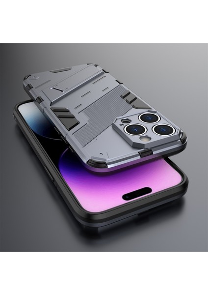 iPhone 15 Pro Max Kickstand Telefon Kılıfı, Bırak Koruma Telefon Kapağı Pc+Tpu Geri Kabuk (Yurt Dışından) indirimleri