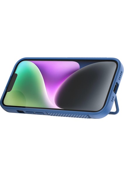iPhone 15 Cep Telefonu Kabuğu, Cilt Touch Kickstand Cep Telefon Kapağı Yumuşak Tpu Kılıfı (Yurt Dışından) fiyatları