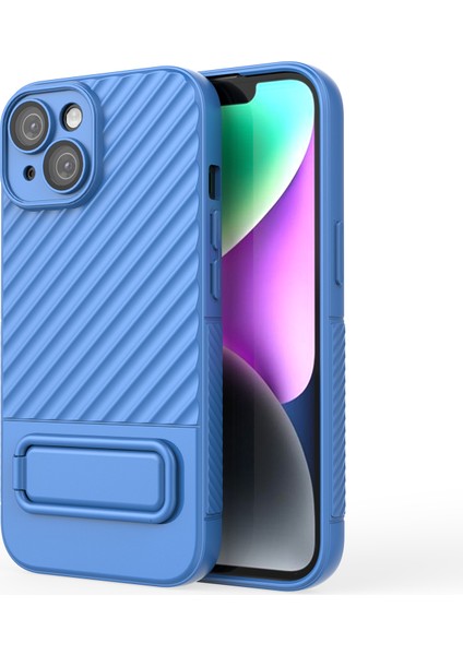 iPhone 15 Cep Telefonu Kabuğu, Cilt Touch Kickstand Cep Telefon Kapağı Yumuşak Tpu Kılıfı (Yurt Dışından) fırsatları