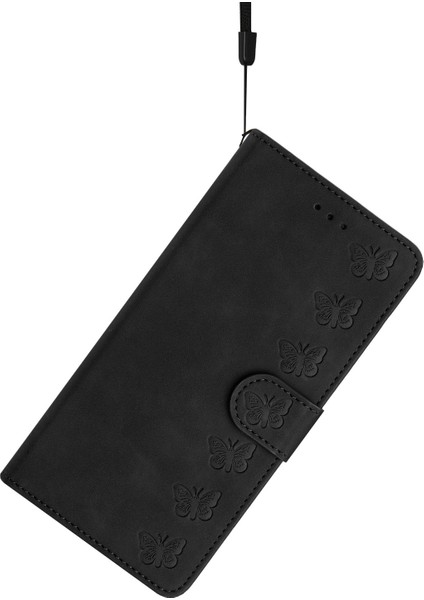 iPhone 15 Plus Telefon Kılıfı Deri Cüzdan Flip Telefon Kapağı Standı Kabuğu (Yurt Dışından)