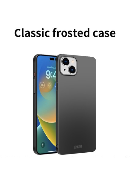 iPhone 15 Pro Fingerprint Mat Pc Telefon Kılıf Cep Telefonu Kapağı (Yurt Dışından)