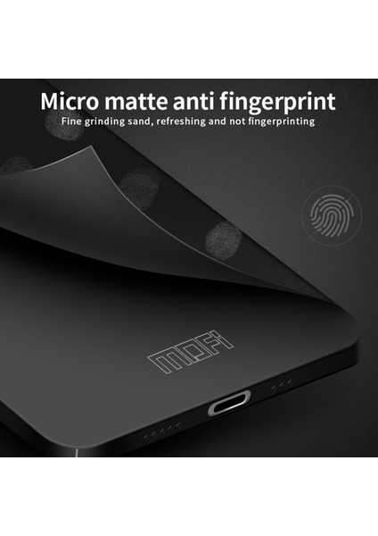 iPhone 15 Pro Fingerprint Mat Pc Telefon Kılıf Cep Telefonu Kapağı (Yurt Dışından)