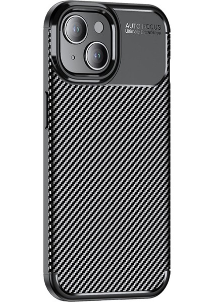 iPhone 15 Plus Tpu Telefon Kılıfı, Karbon Fiber Doku Damla Geçirmez Telefon Geri Kapak (Yurt Dışından)