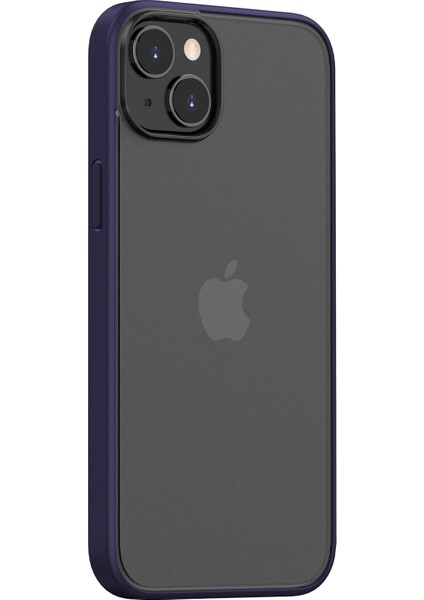 iPhone 15 Plus Tpu + Pc Fingerprint Anti Telefon Çantası Buzlu Yarı Saydam Arka Kapak (Yurt Dışından)