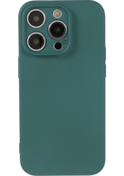 iPhone 15 Pro Yumuşak Tpu + Fiber Astar Telefon Kılıfı Telefon Kapağı Kauçuk Kaplama (Yurt Dışından)