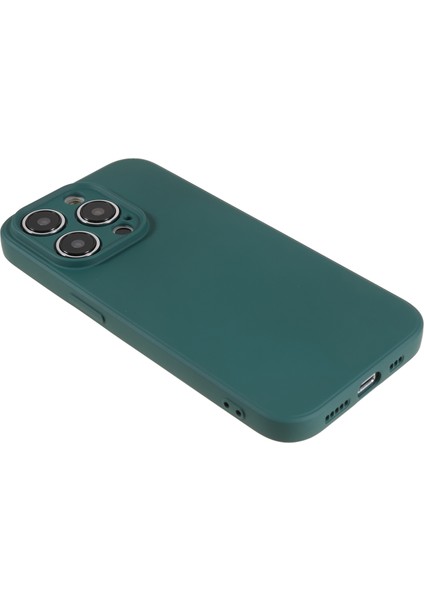 iPhone 15 Pro Yumuşak Tpu + Fiber Astar Telefon Kılıfı Telefon Kapağı Kauçuk Kaplama (Yurt Dışından)