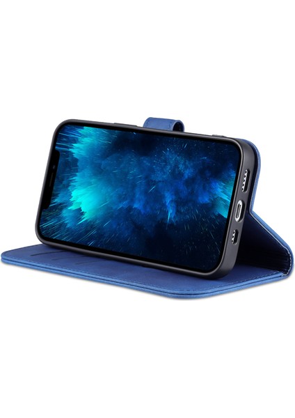 iPhone 15 Pro Max Stand Cüzdan Anti-Çizelge Telefon Kapağı Pu Deri Toz Gözgü Cep Telefonu Kılıfı (Yurt Dışından) modelleri