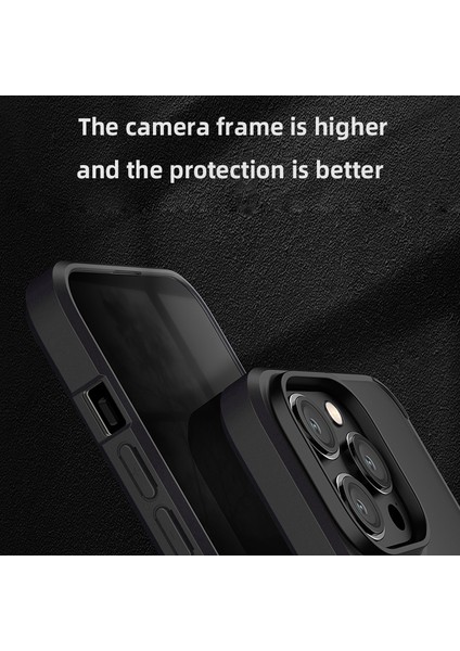 iPhone 15 Pro Shockproof Anti-Drop Mat Telefon Kabuğu Sert Pc Yumuşak Tpu Telefon Kılıfı (Yurt Dışından)