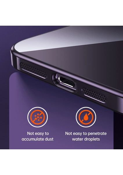 iPhone 15 Pro Max Scratch -Posts Elektrokaplama Telefon Kılıfı Tpu Kapağı (Yurt Dışından)