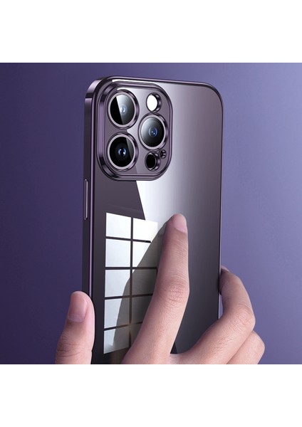 iPhone 15 Pro Max Scratch -Posts Elektrokaplama Telefon Kılıfı Tpu Kapağı (Yurt Dışından)