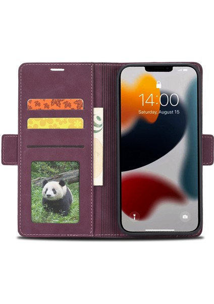 iPhone 15 Pro Max Shockroof Cüzdan Telefon Stand Kasa Telefon Kapağı Flip Deri Kabuğu (Yurt Dışından) fiyatları