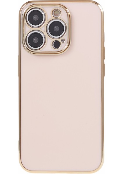 iPhone 15 Pro Max Yumuşak Tpu 6d Elektroklokal Kılıf Parlak Şok Geçirmez Koruyucu Telefon Kapağı (Yurt Dışından)