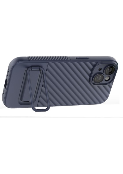 iPhone 15 Cep Telefonu Kabuğu, Cilt Touch Kickstand Cep Telefon Kapağı Yumuşak Tpu Kılıfı (Yurt Dışından) modelleri