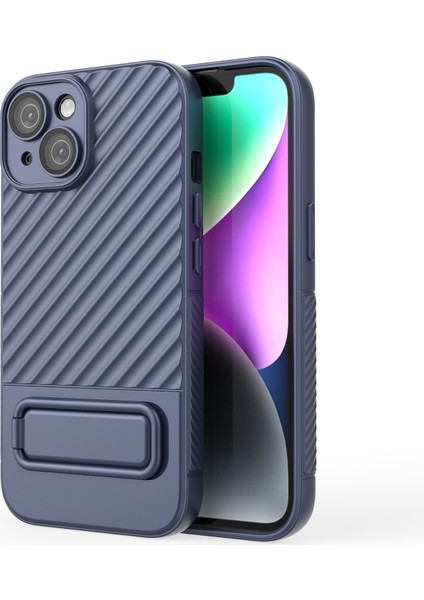 iPhone 15 Cep Telefonu Kabuğu, Cilt Touch Kickstand Cep Telefon Kapağı Yumuşak Tpu Kılıfı (Yurt Dışından) fırsatları