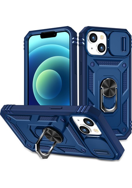 iPhone 15 Plus Pc+Tpu Kickstand Case Card Tutucu Telefon Kabuğu (Yurt Dışından)