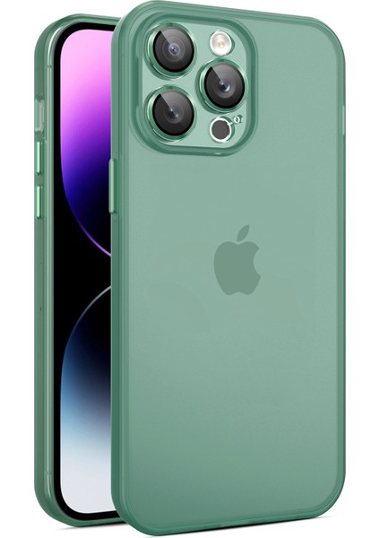 iPhone 15 Pro Ravaboment Mat Telefon Kılıfı Pc+Tpu Cam Lens Filmi ile Cilt Dokunuşu Kapağı (Yurt Dışından)