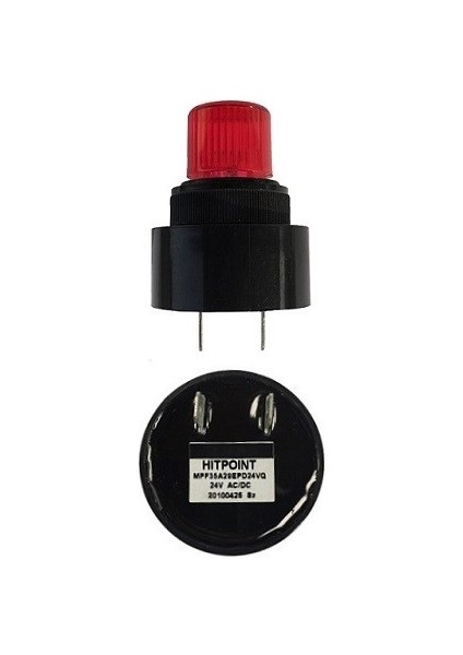 LED Işıklı Buzzer Vidalı 95 Db 24V Mesan