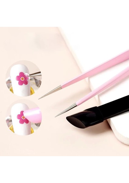 NO11 Pembe/siyah Tırnak Cımbız Silikon Presleme Kafası ile 146MM Paslanmaz Çelik Seçici Rhinestones Kirpik Tırnak Cımbız Çıkartmalar Aracı (Yurt Dışından) fırsatları