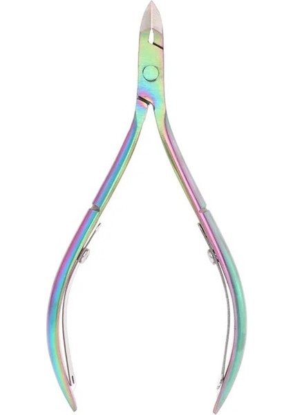 Metal Çok Renkli Paslanmaz Çelik Tırnak Tırnak Makası Manikür Makası Ayak Tırnağı Soyma Forseps Dikenli Tırnak Araçları Ölü Cilt Makas Makası Aracı (Yurt Dışından)