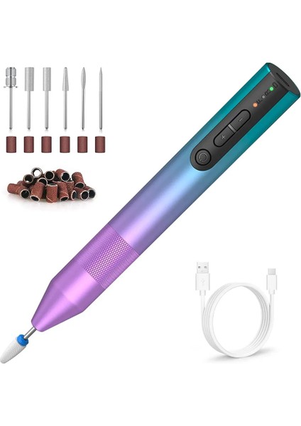 Pembe Set Akülü Elektrikli Tırnak Matkap Makinesi Akrilik Çivi Jel Lehçe Kaldır Manikür Pedikür Tırnak Dosya Araçları Salon Tırnak Ekipmanları (Yurt Dışından) fiyatları