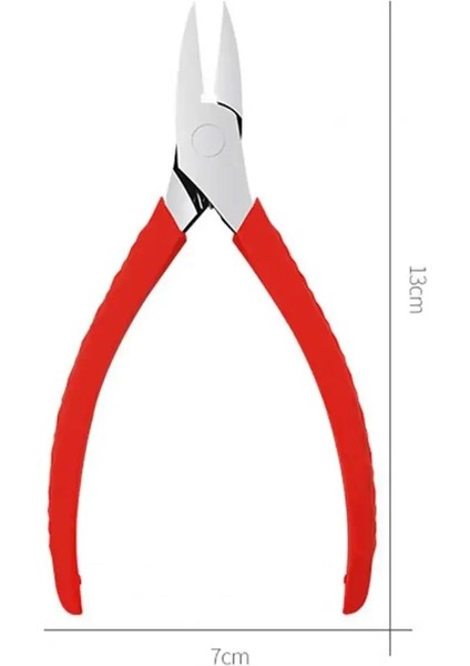 Kırmızı Kullanışlı Bir Tırnak Eti Pensesi Çapaksız Tırnak Makası Kullanımı Kolay Emek Tasarrufu Sağlayan Paslanmaz Çelik Düz Kavisli Tırnak Tırnak Eti Pensesi (Yurt Dışından) indirimleri
