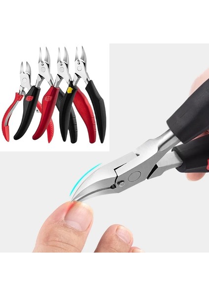 Stylec2 Ayak Tırnağı Tırnak Makası Kesiciler Paslanmaz Çelik Ayak Tırnağı Batık Ölü Cilt Sökücü Tırnak Makası Manikür Paronişi Düzeltme Aracı (Yurt Dışından) fiyatları