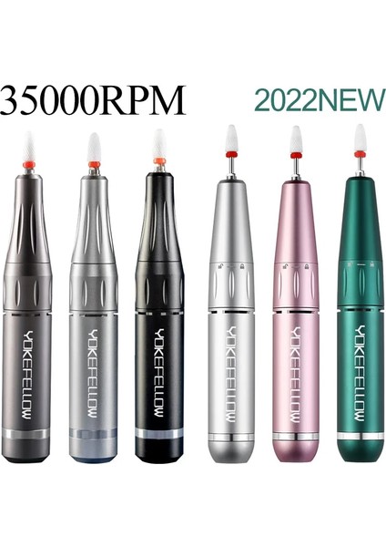 30000RPM-PEMBE USB 35000RPM Elektrikli Manikür Makinesi USB Tırnak Matkap Akrilik Tırnak Jel Lehçe Profesyonel E-Dosya Freze Tırnak Dosyaları Salon Aracı (Yurt Dışından) fırsatları