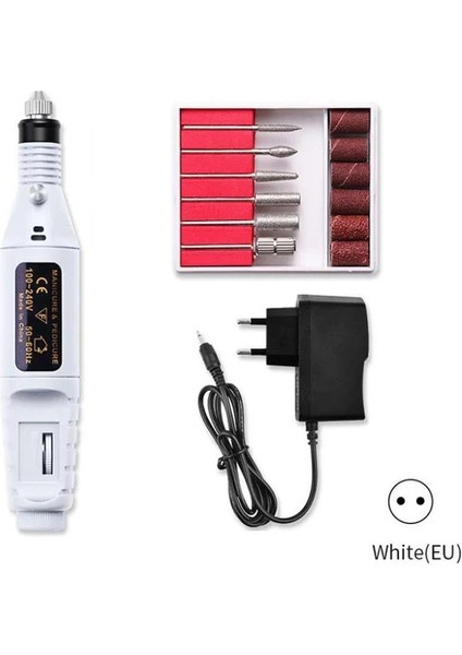 20000 Beyaz Ab 35000RPM Elektrikli Tırnak Matkap Makinesi Manikür Matkap Makinesi Pedikür Matkap Güçlü Tırnak Matkap Makinesi Salon Tırnak Matkap Makinesi (Yurt Dışından)