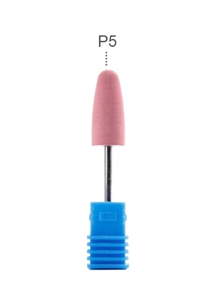 P5 Silikon Seramik Çivi Matkap Ucu Parlatıcı Kauçuk Sökücü Elektrikli Manikür Tezgahları Freze Kesici Izgara Tampon Dosya (Yurt Dışından)