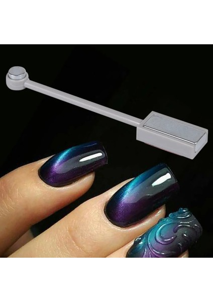 11 Çift Başlı Nail Art Mıknatıs Sopa Kedi Gözü Mıknatıs Tırnak Jeli Lehçe 3D Çizgi Şerit Etkisi Güçlü Manyetik Kalem Araçları BE537-1 (Yurt Dışından) fiyatları
