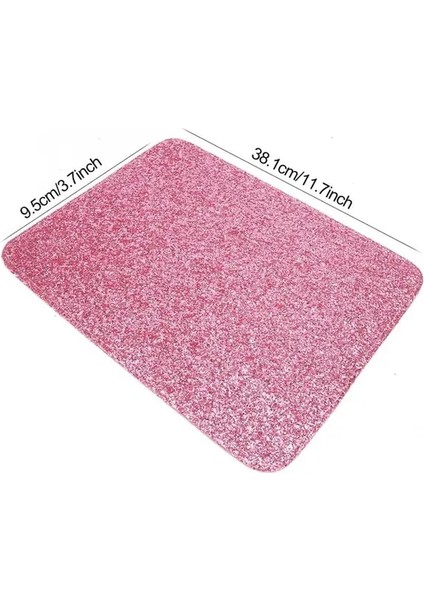 Pembe Yastık Tırnak El Yastık Tutucu Parlayan Payetler Sanat Masa Mat Yastık Pedi Yastık El Tutucu El Dinlenme Manikür Güzellik Aracı (Yurt Dışından)