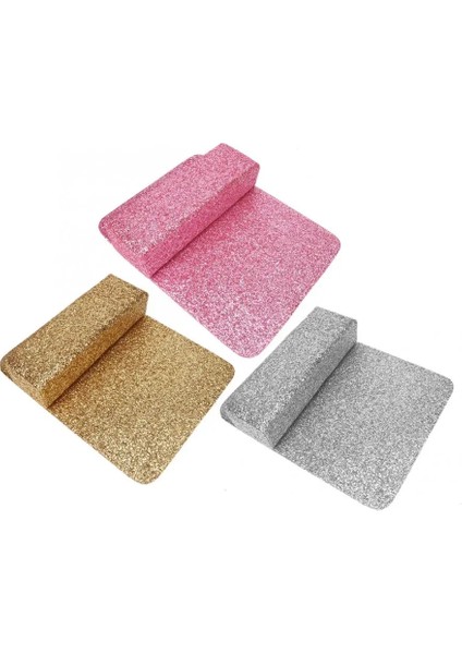 Pembe Yastık Tırnak El Yastık Tutucu Parlayan Payetler Sanat Masa Mat Yastık Pedi Yastık El Tutucu El Dinlenme Manikür Güzellik Aracı (Yurt Dışından) modelleri