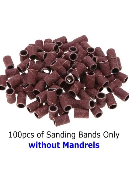 100 Adet Örgü 150 100 Adet Zımpara Bandı Paketi Mandrel Manikür Pedikür Salon Araçları Bit 40 80 120 180 240 320 400 Zımpara Kağıdı Daire Aşındırıcı Aletler (Yurt Dışından)
