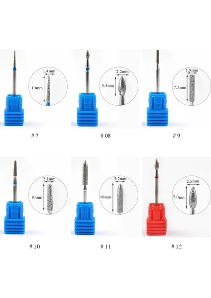 11 1 Adet Tungsten Karbür Nail Art Matkap 17 Türleri 3/32 Freze Manikür Kesici Pedikür Elektrikli Cihaz Tezgahları Çapak Alma (Yurt Dışından) indirimleri