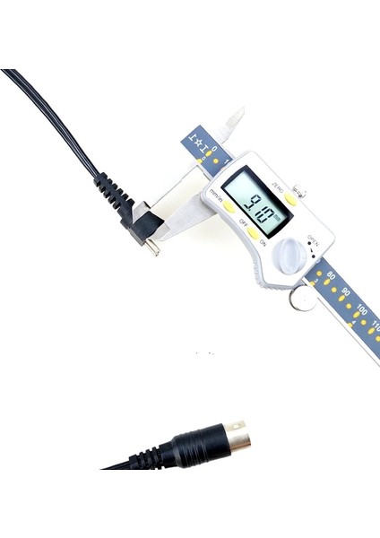2 Adet Siyah 9mm Güçlü 210 204 90 Maraton El Aleti 6mm 9mm Güç Kablo Kordonu Elektrikli Manikür Matkap Aksesuarı Elektrikli Tırnak Matkap Makinesi (Yurt Dışından)