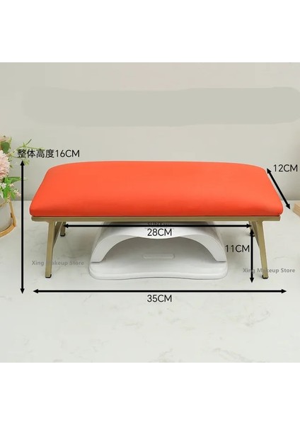 Turuncu Yeni 1 Adet Mermer Tırnak Sanat El Yastık El Yastık Tutucu Kol Dayanağı Tırnak Sanat Standı Mat Manikür Masası Dropshipping 2 # (Yurt Dışından)