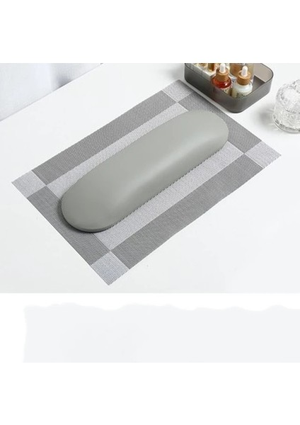 El Yastığı ve Ped Manikür El Yastığı Minder Seti Net Kırmızı Işık Lüks Siyah ve Beyaz Gri Minimalist Stil Ins Masa Aracı Tırnak Dükkanı Için (Yurt Dışından)