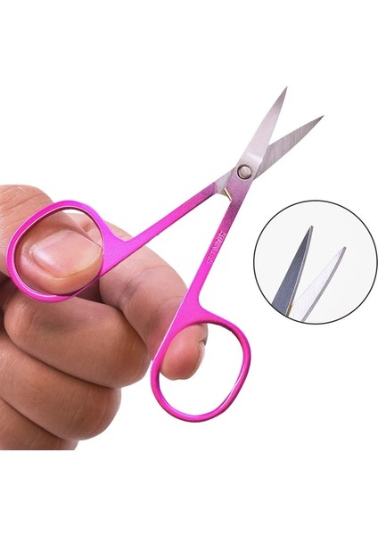 Gümüş Dayanıklı Paslanmaz Çelik Tırnak Araçları Kaş Burun Saç Makas Kesim Manikür Yüz Kırpma Cımbız Makyaj Güzellik Dövme Kaynağı (Yurt Dışından) fiyatları