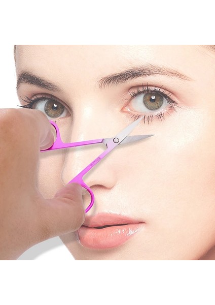 Gümüş Dayanıklı Paslanmaz Çelik Tırnak Araçları Kaş Burun Saç Makas Kesim Manikür Yüz Kırpma Cımbız Makyaj Güzellik Dövme Kaynağı (Yurt Dışından) modelleri